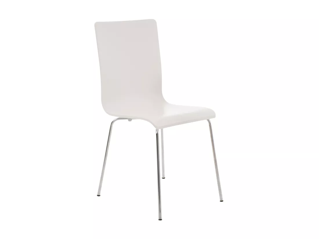 Chaise de conférence - Bois - Blanc - Pepe