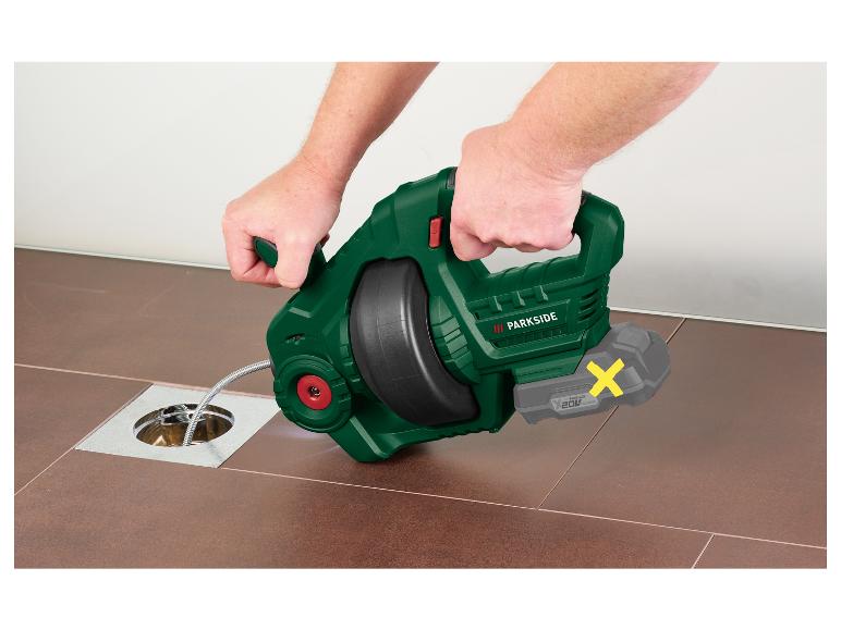 Accu-buisreinigingsmachine 20 V zonder accu en lader