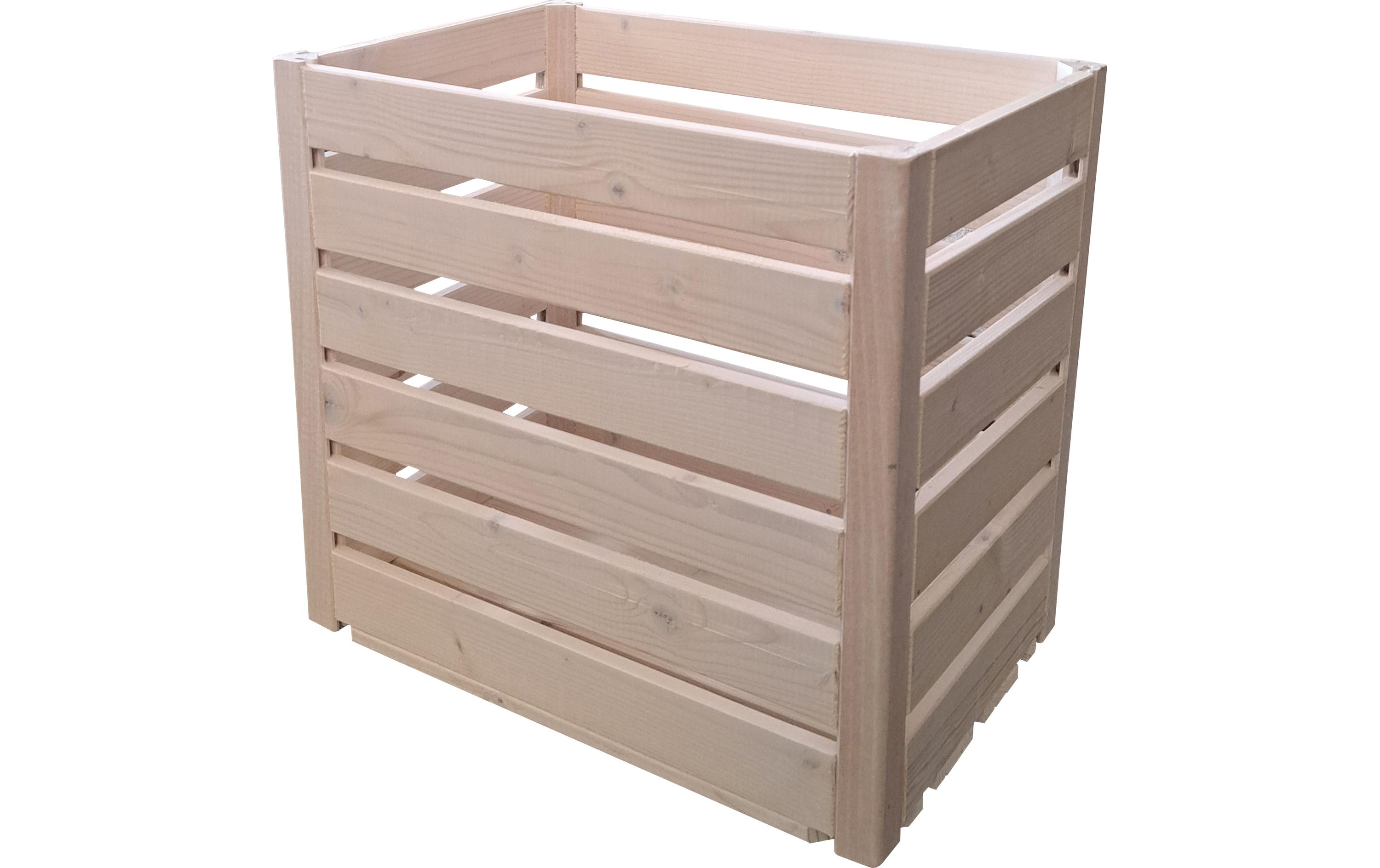 Holzharasse Weiss, 23.3 x 35 x 32 cmModulares Wohnregal