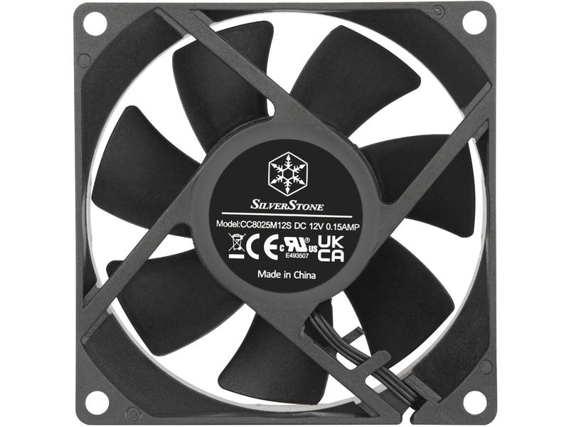 SilverStone PC-Lüfter FN80 Hochleistungsfähiger 80-mm-Lüfter