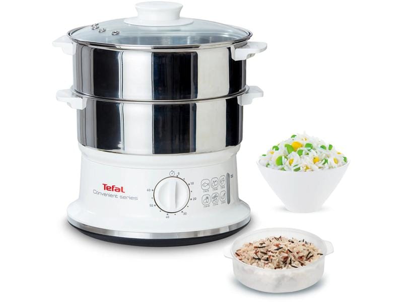 Tefal Dampfgarer VC1451 Dampfgarer aus Edelstahl