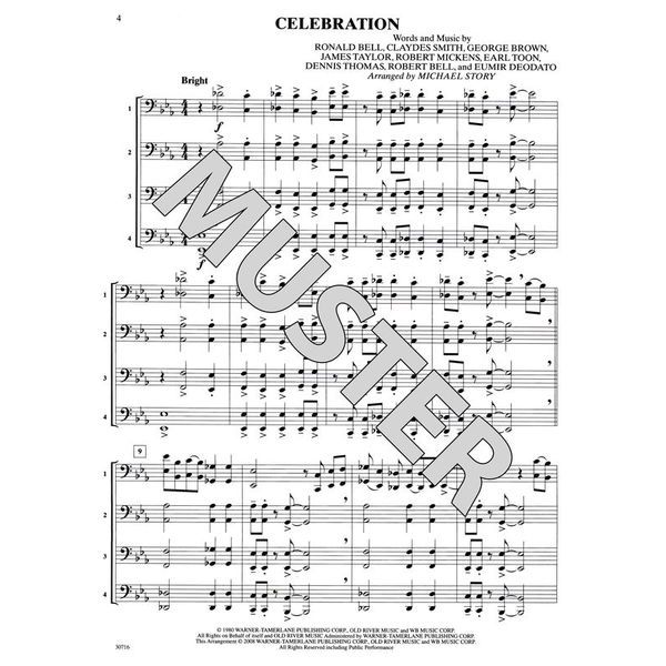 Alfred Music Publishing Pop Quartets For All Trombone