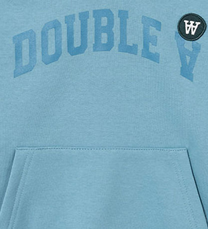 Wood Wood Kapuzenpullover - Izzy - Sky Blue m. Print