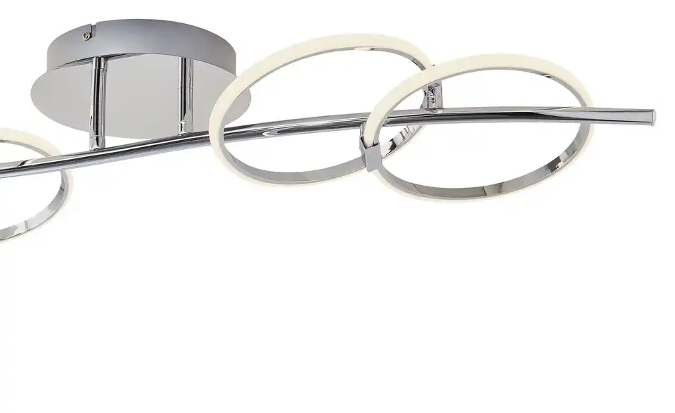 KHG LED-Deckenleuchte, chrom `4 Ringe´