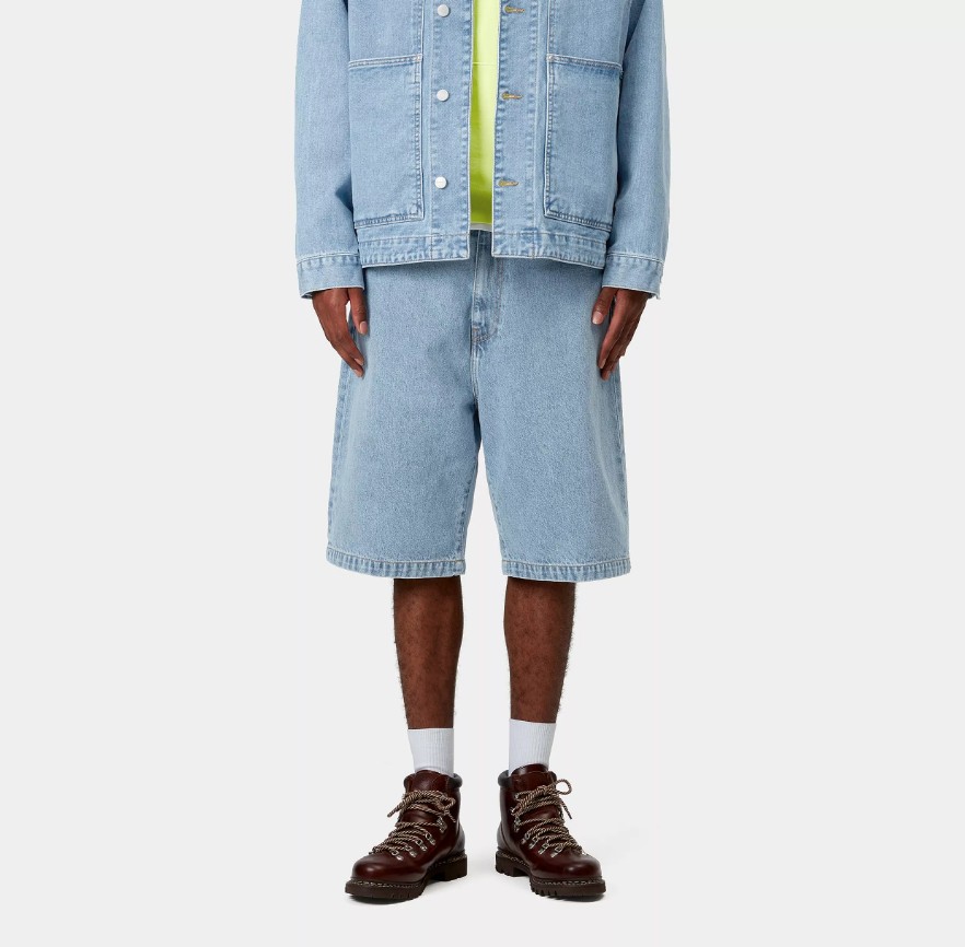 Carhartt WIP Landon Short Black Heavy Stone Wash