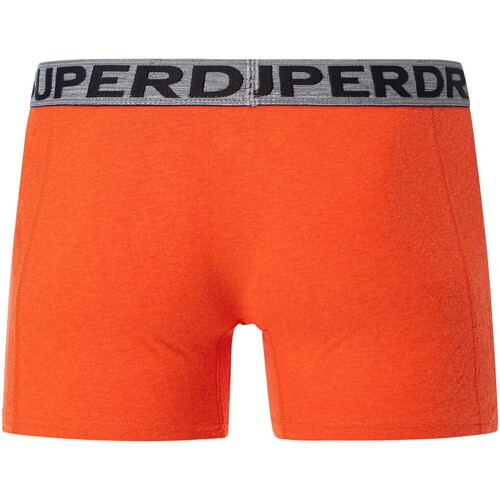 Superdry - Pack De 3 Calzoncillos De Algodón Orgánico Multicolor
