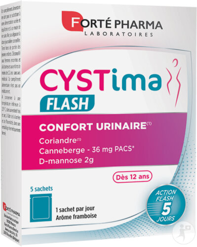 Forté Pharma Cystima Flash Confort Urinaire 5 Sachets