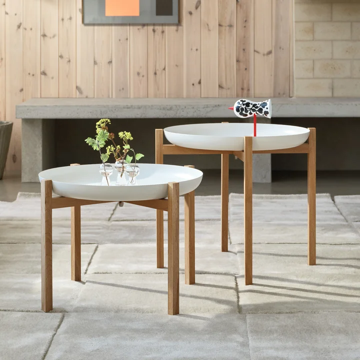Design House Stockholm - Tablo Beistelltisch H 40 cm, weiss