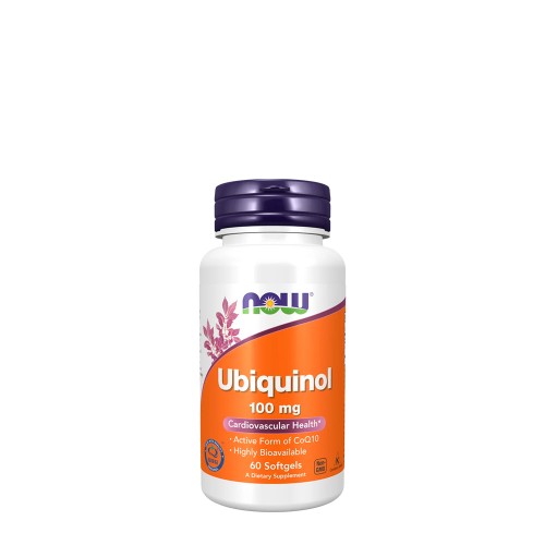 Now Ubiquinol 100mg 60 cápsulas