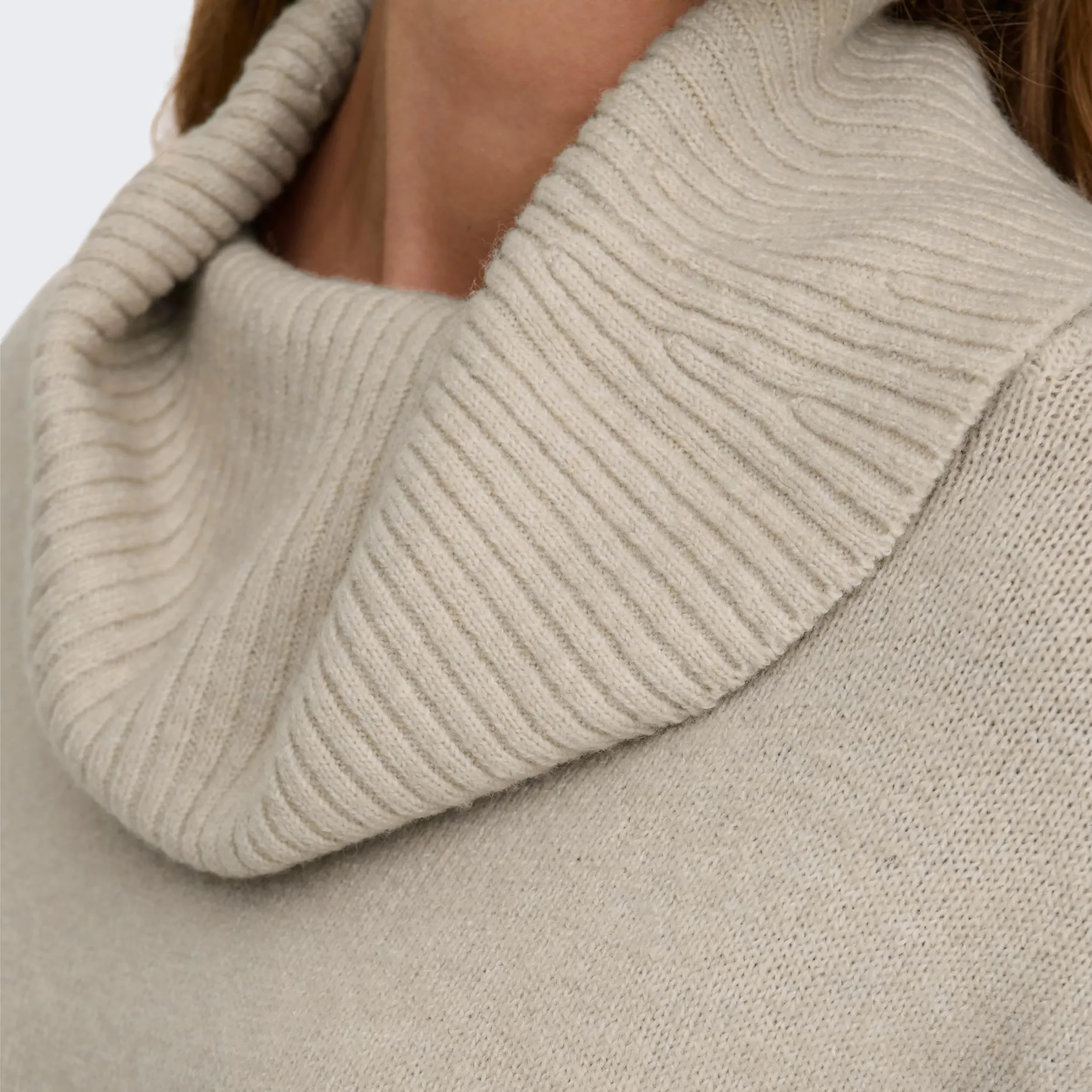 Only ONLHAZEL LS COWLNECK Strickpullover