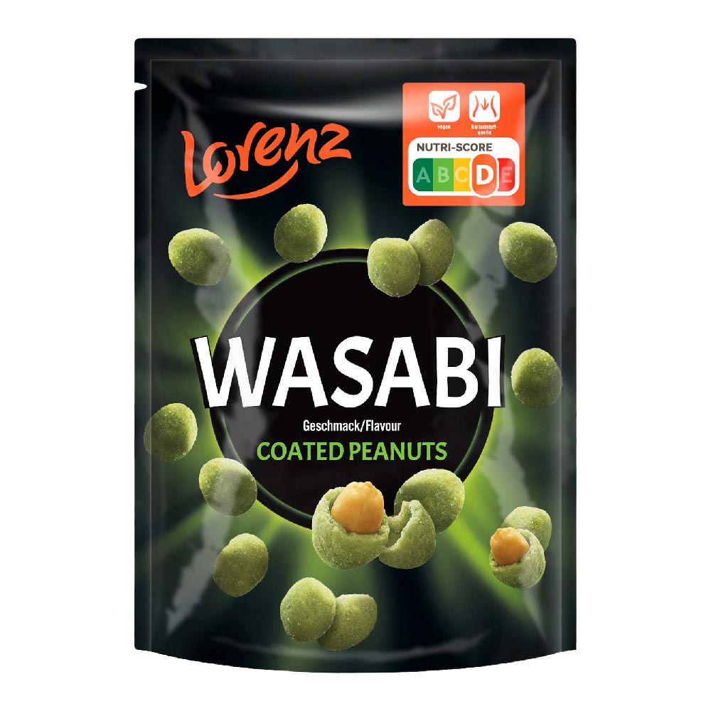 Lorenz Wasabi Erdnüsse 100g MHD:25.2.25