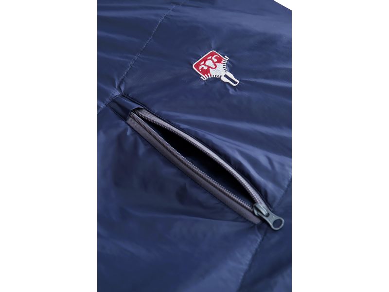 Grüezi Bag Schlafsack Biopod Wolle Zero Nylon, Night Blue Hochwertiger leichter Schlafsack
