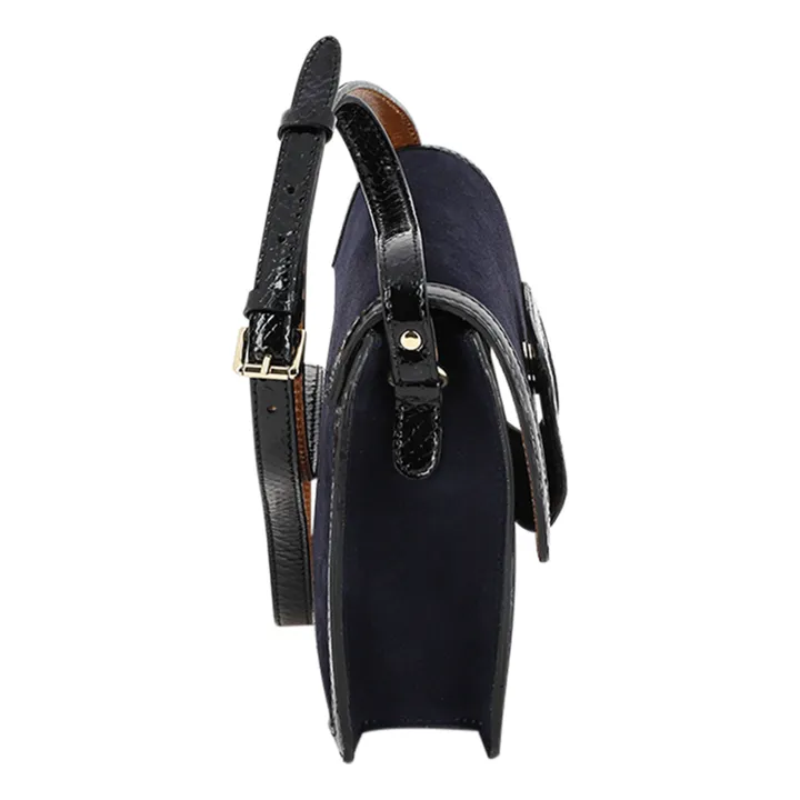herbert frère soeur Sac en velours Le Mischka | Bleu