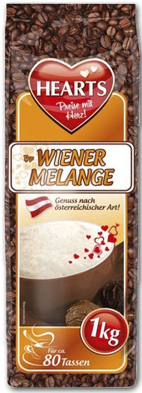 Hearts - Cappuccino Wiener Melange - 10 x 1 kg