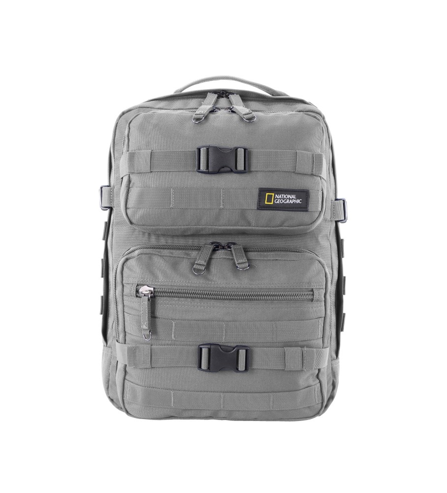Mochila National Geographic Cinza Rocket - 30 x 16 x 42 cm -