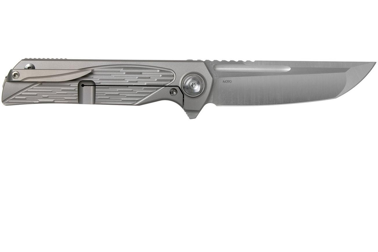 Liong Mah Warrior Two V3 Textured Titanium zakmes