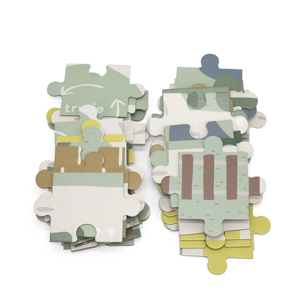 stratenpuzzel met accessoires blokpuzzel 32 stukjes
