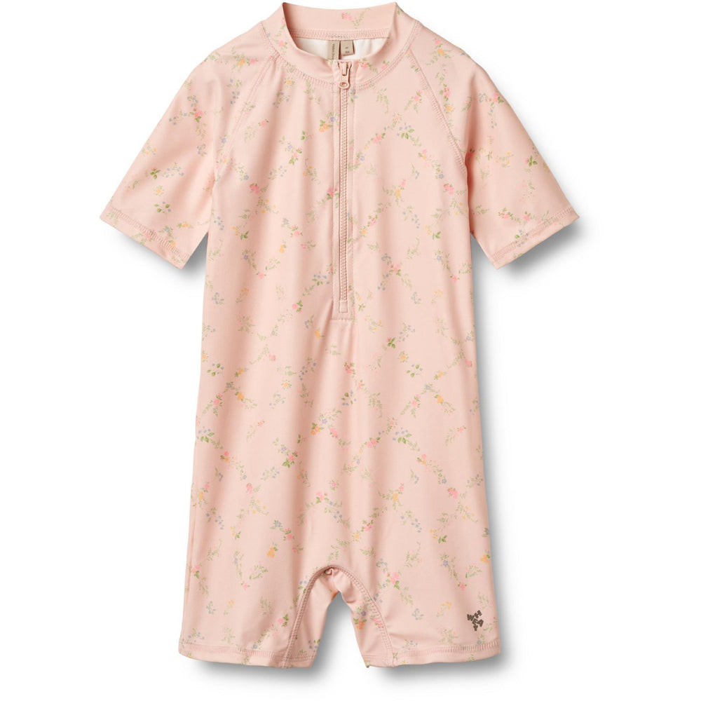 Køb Wheat Powder Checked Flowers Badeheldragt S/S Cas