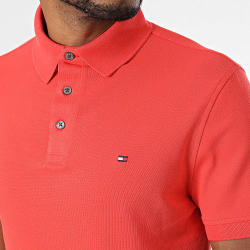 Polo Manches Courtes Slim 1985 7771 Rouge