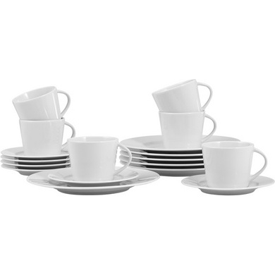 Service à café ISTA, 18 pièces, set économique