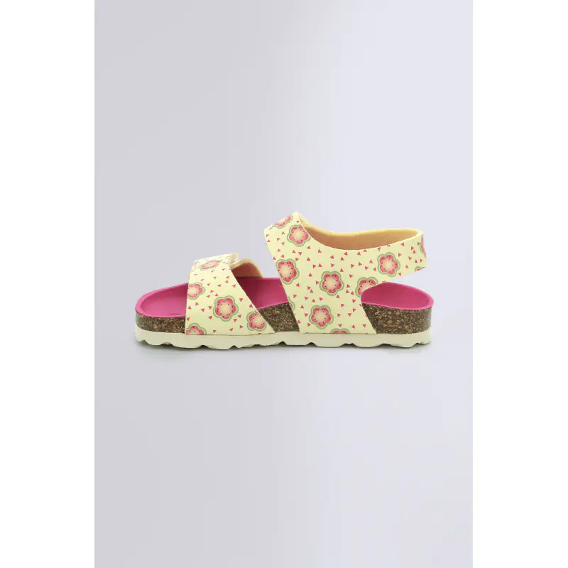 SUMMERKRO JAUNE FLOWER (28-38) SANDALES Synthétique Fille