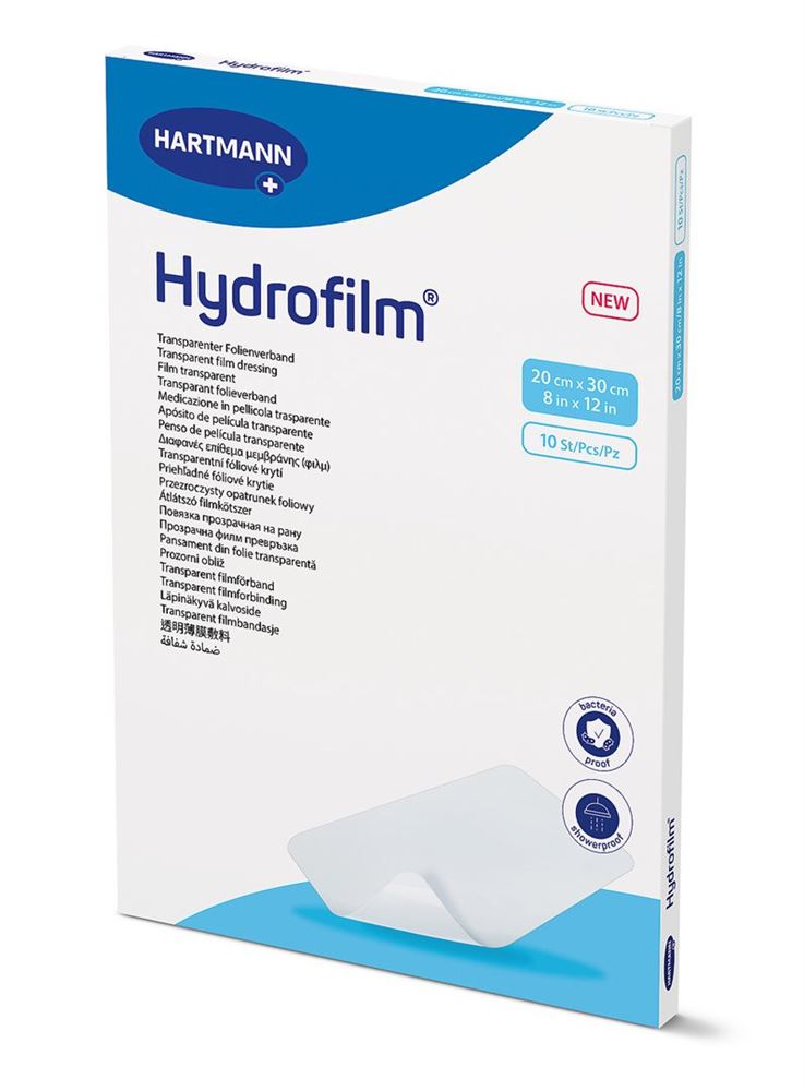 Hydrofilm Transparentverband 20x30cm steril 10 Stk