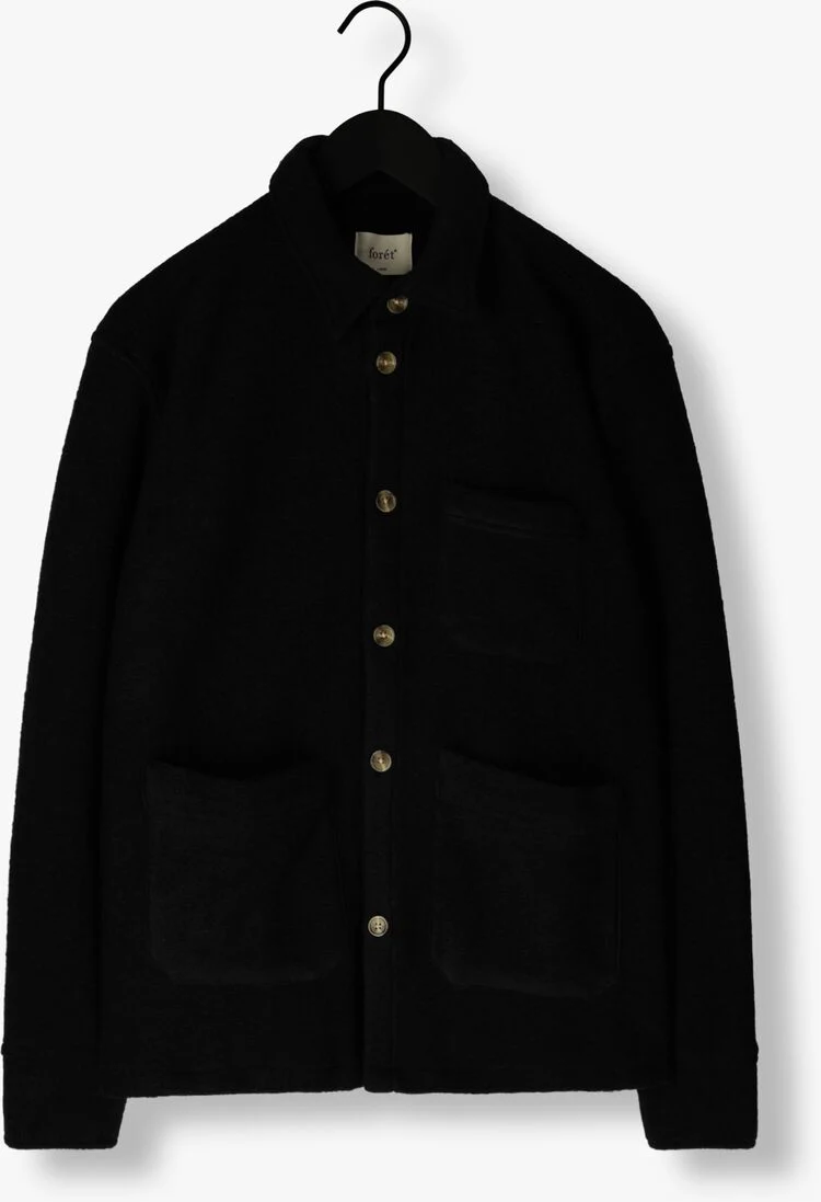 FOR\u00C9T zwarte for&eacute;t overshirt ivy wool overshirt