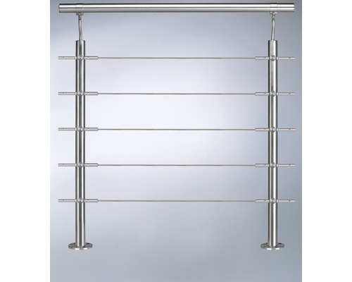 Pertura RVS V2A ronde relingsteun (5 gaten) vloermontage (24)