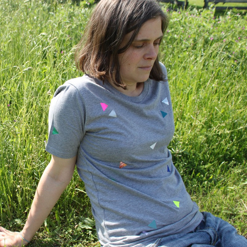 T-Shirt Diamonds Grey