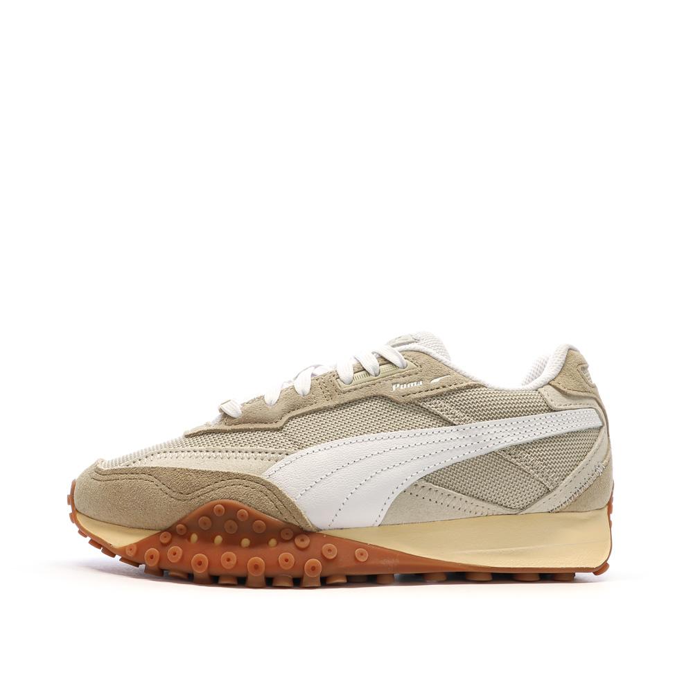 Puma Baskets Beige/Blanc Homme/Ado Puma Rider Washed