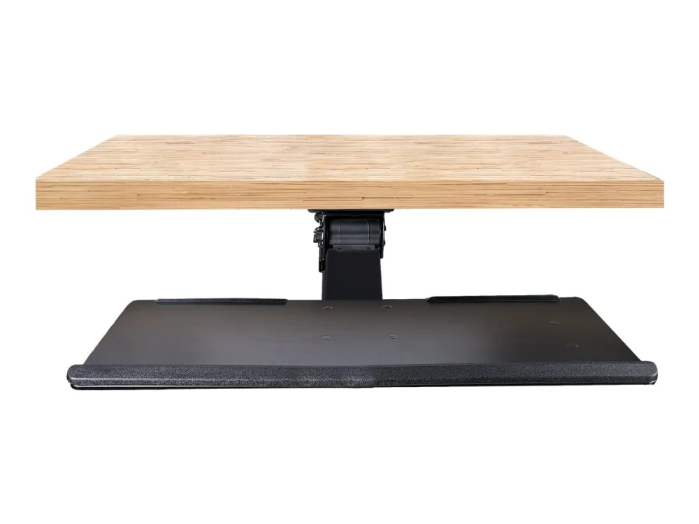 StarTech.com Under Desk Keyboard Tray, Full Motion & Height Adjustable Keyboard and Mouse Tray, 10