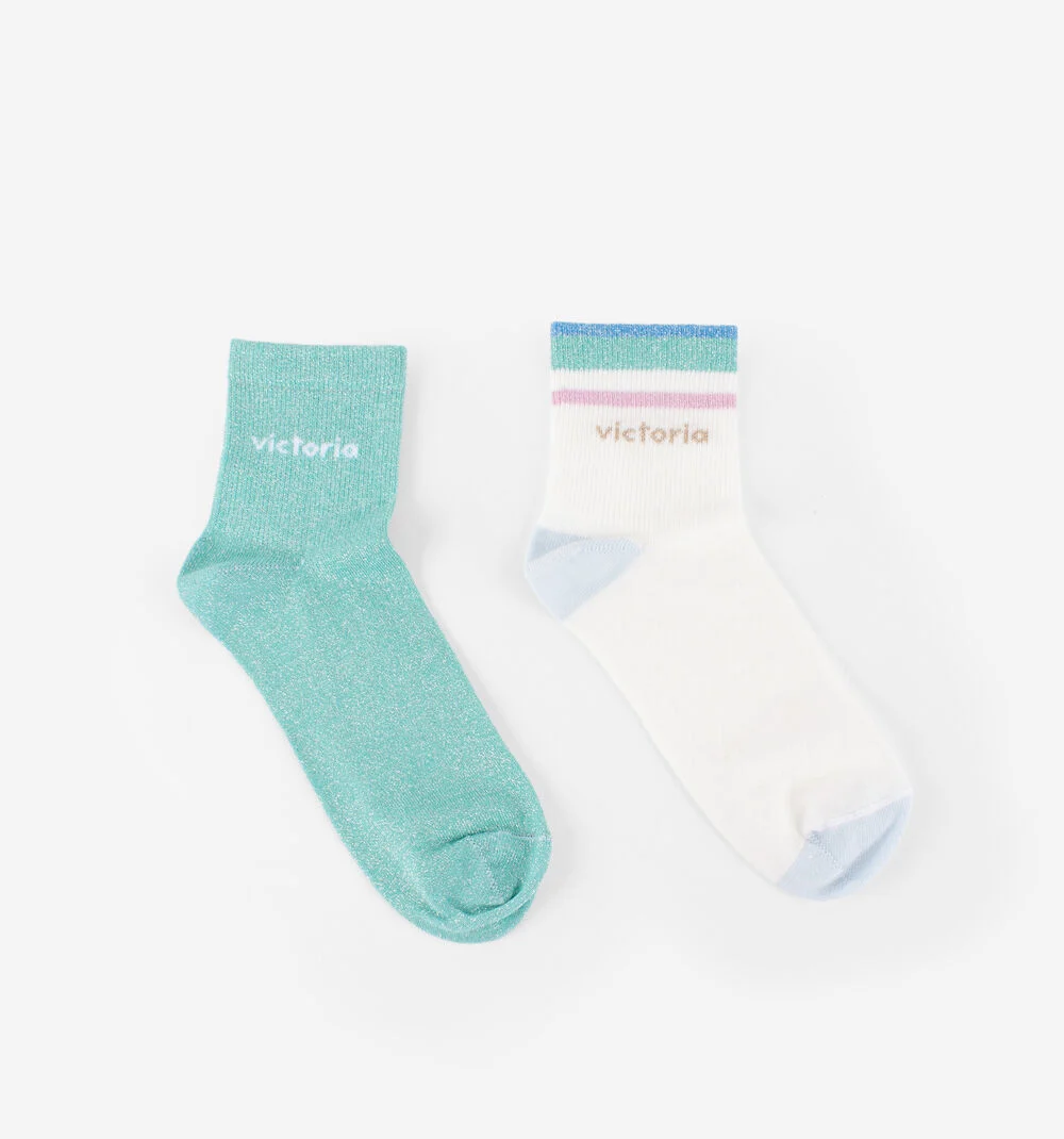 CHAUSSETTES LUREXTURQUESA