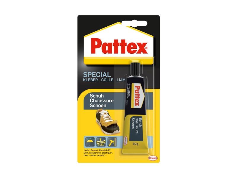 Pattex Spezialkleber für Schuhe 1 x 30 g, Weiss Schuhkleber