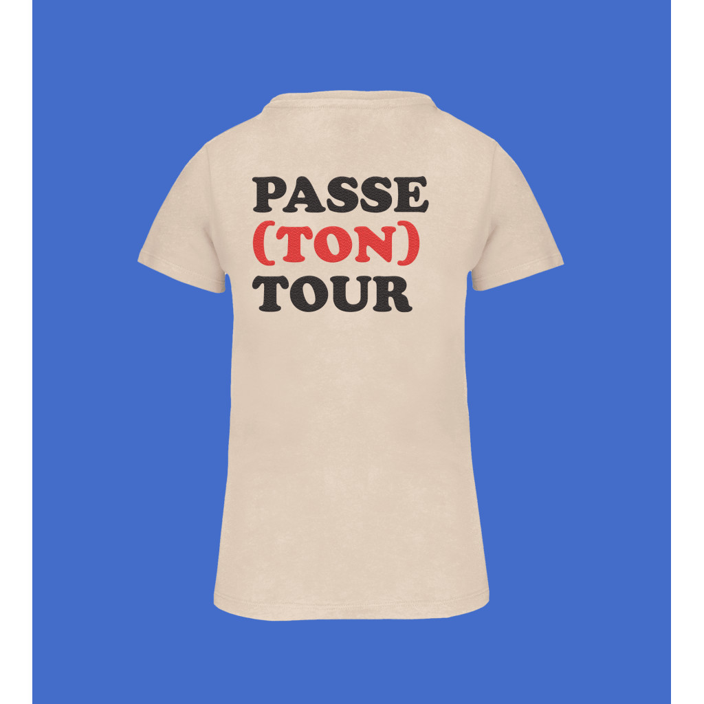 Tee shirt Femme – Passe Ton Tour – Light Sand - S