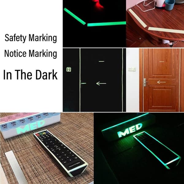 20mm selvlysende tape 5 meter Glow In Dark