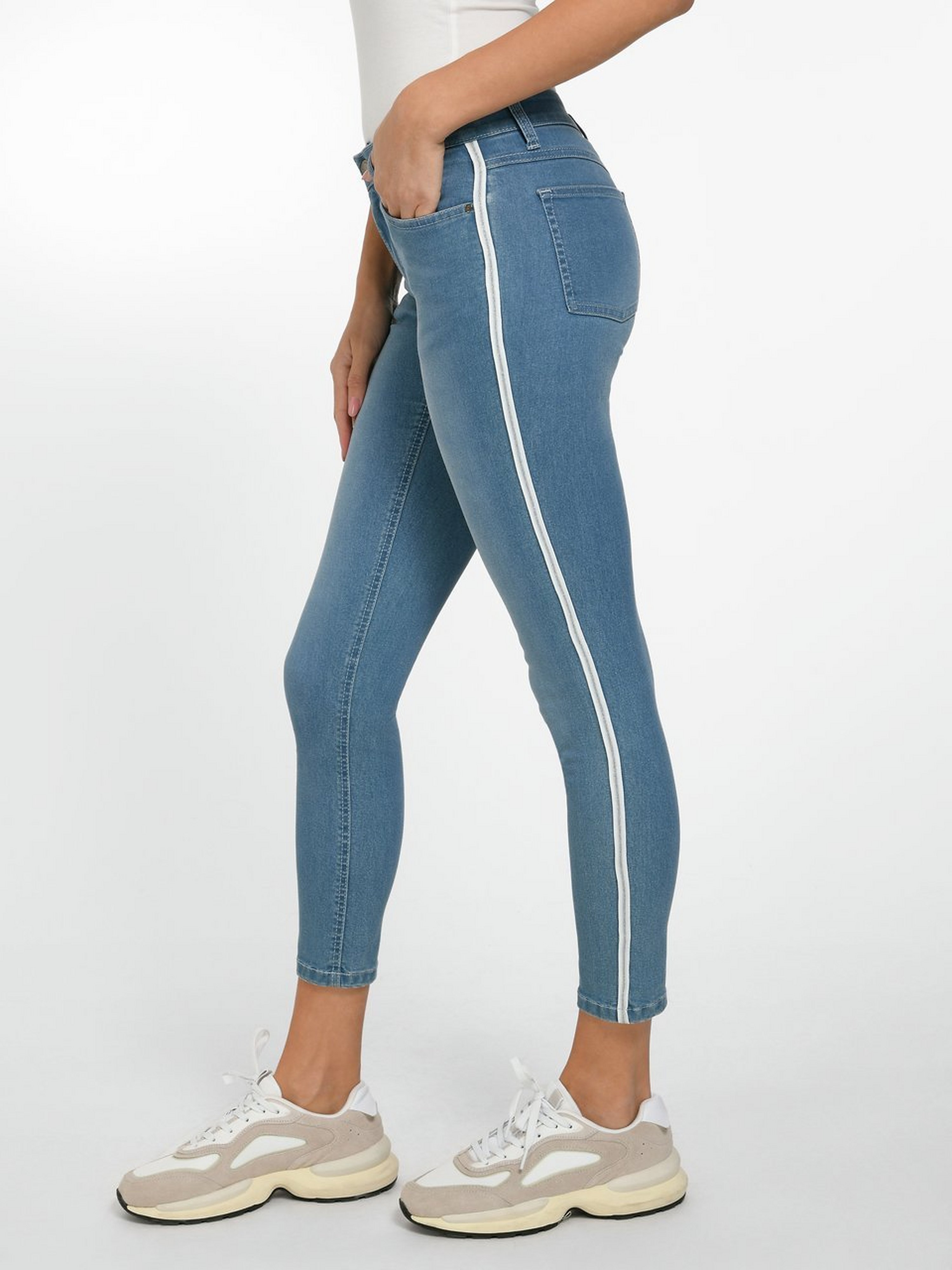 Knöchellange Skinny-Jeans