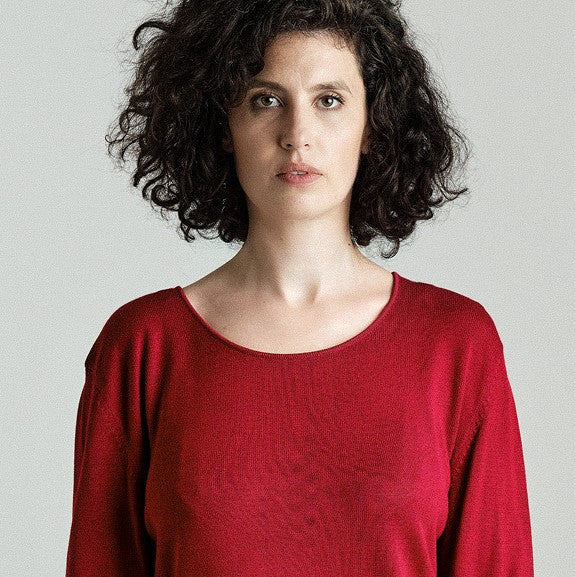 Bambus Sweater rot