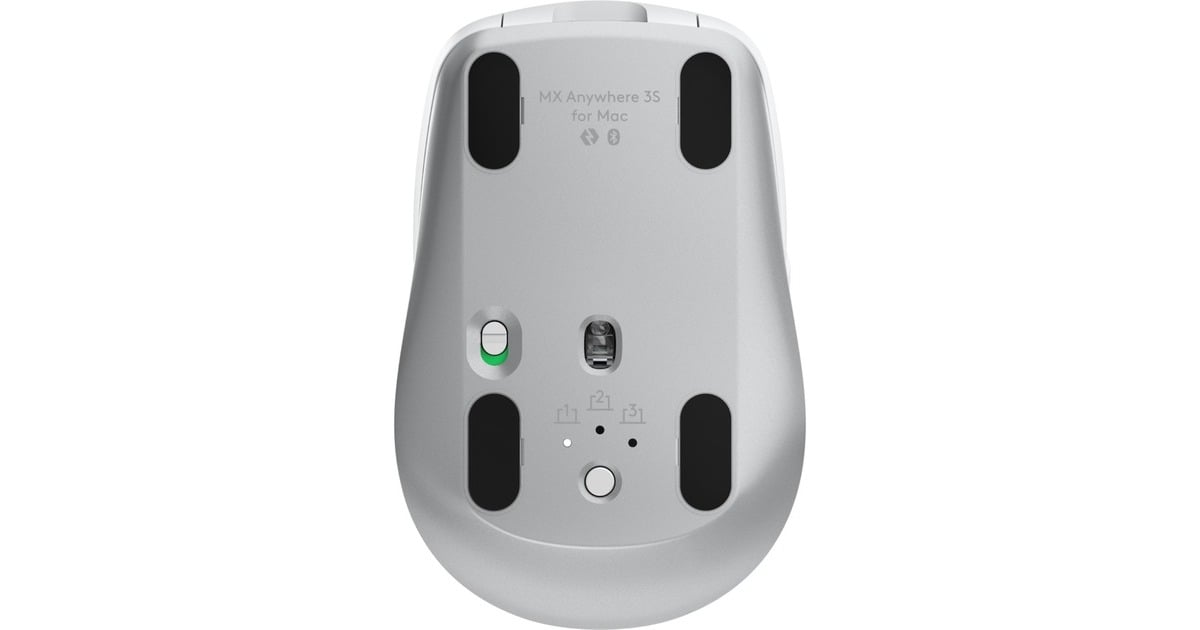 LogitechMX Anywhere 3S for Mac muis  (Wit, 200 - 8000 DPI, Bluetooth Low Energy)