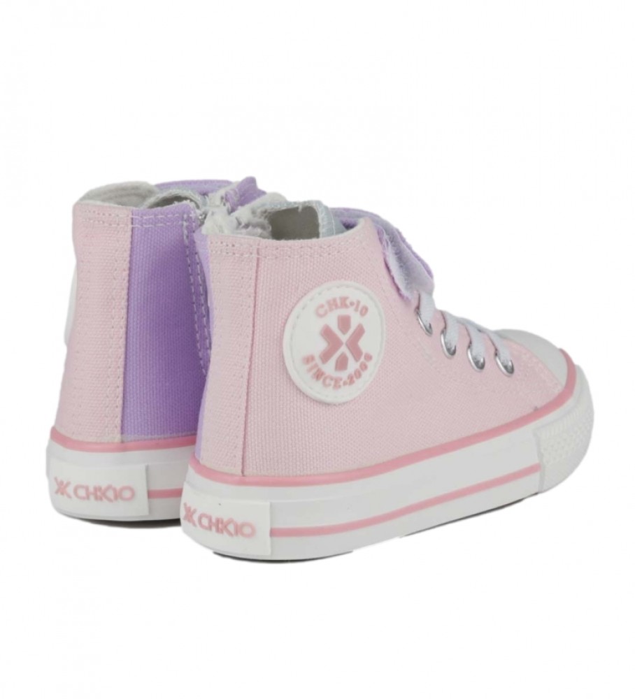 Botas de cano curto rosa Chika10 Lito 29