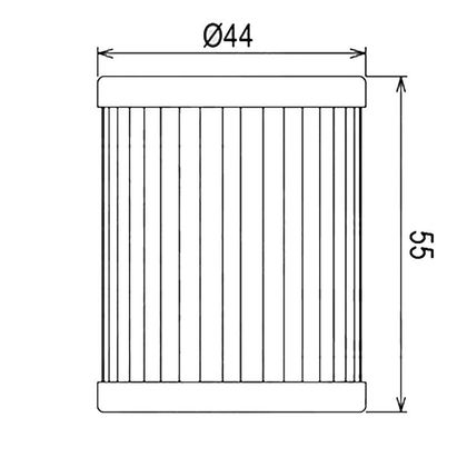 Filtre à huile HifloFiltro HF132 Type origine