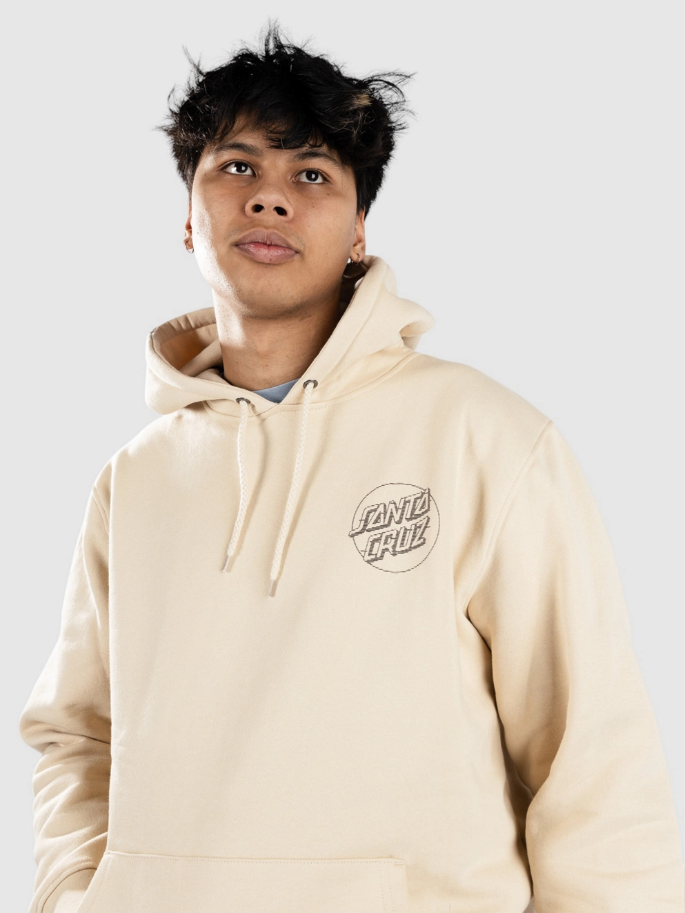 Santa Cruz Interlaced Dot Hoodie sand
