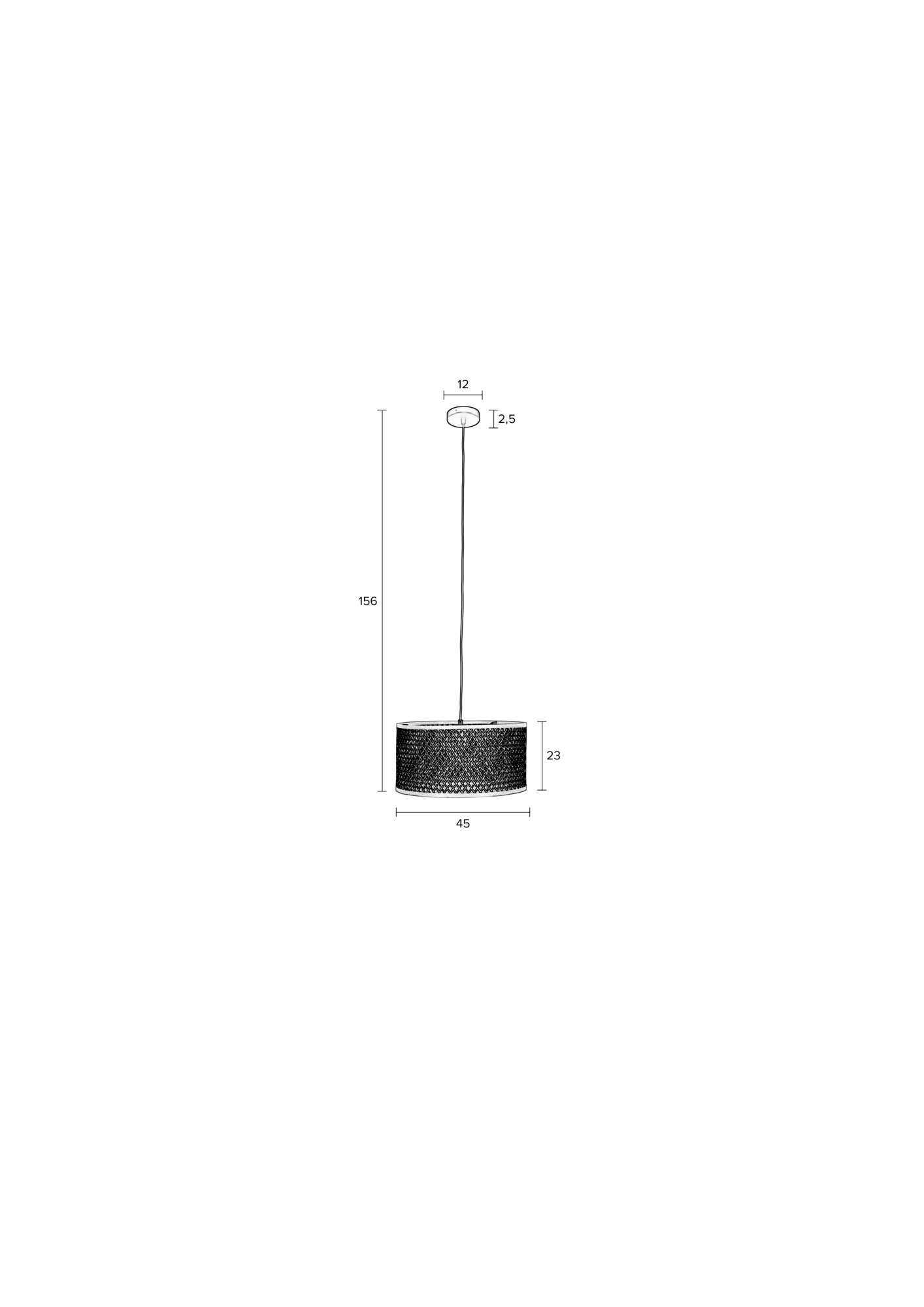 Rein Living hanglamp Isla Rein Living Isla Hanglamp L