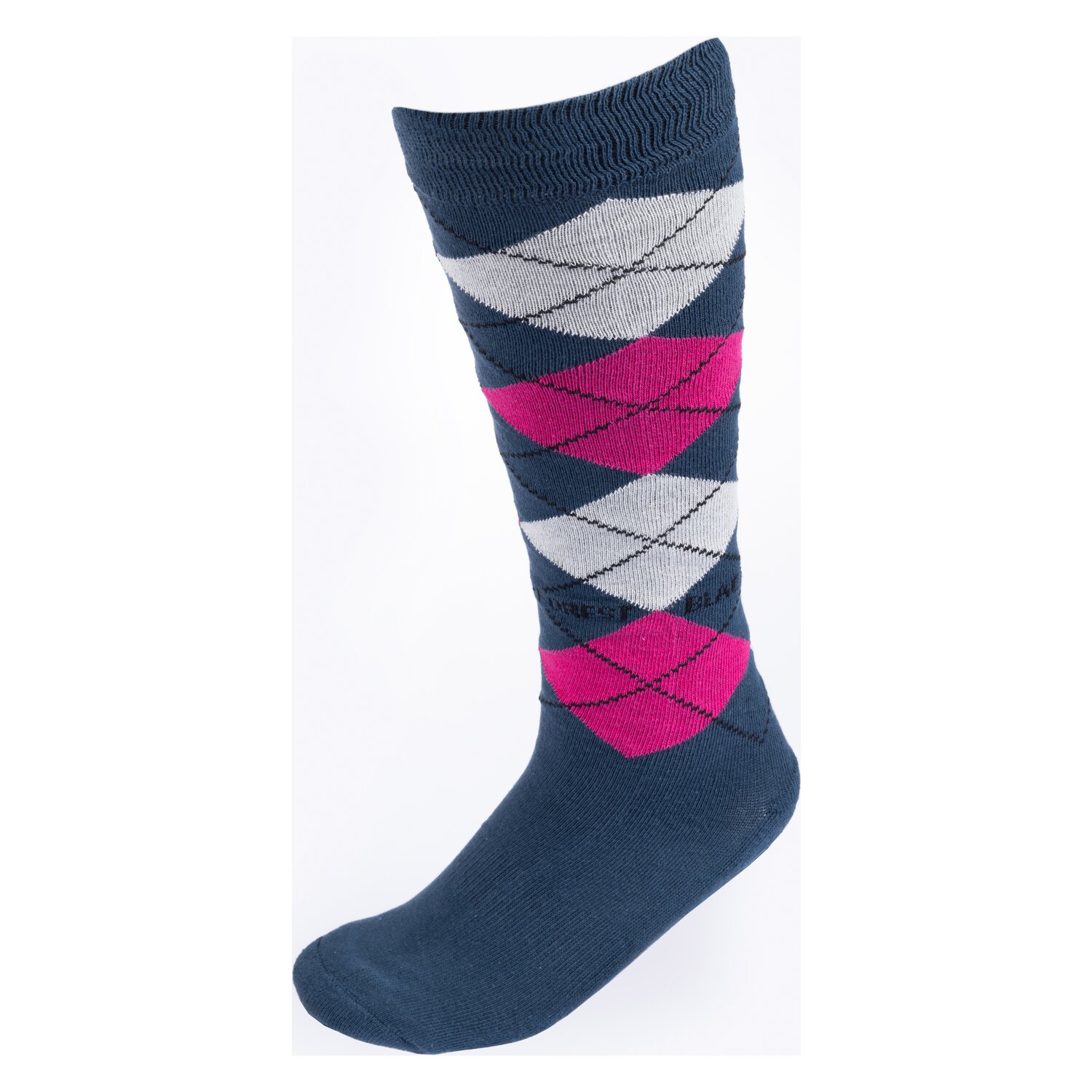 black forest Kniestrümpfe  - pagoda blue/pink/lightgrey