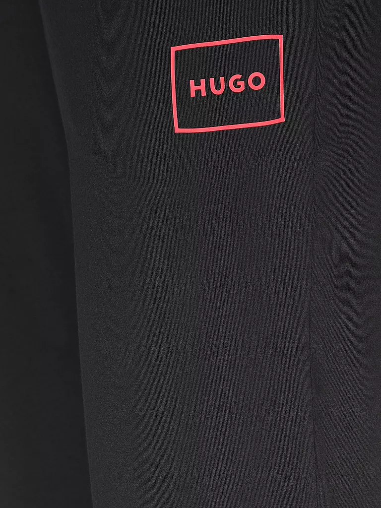 HUGO Loungewear Hose schwarz