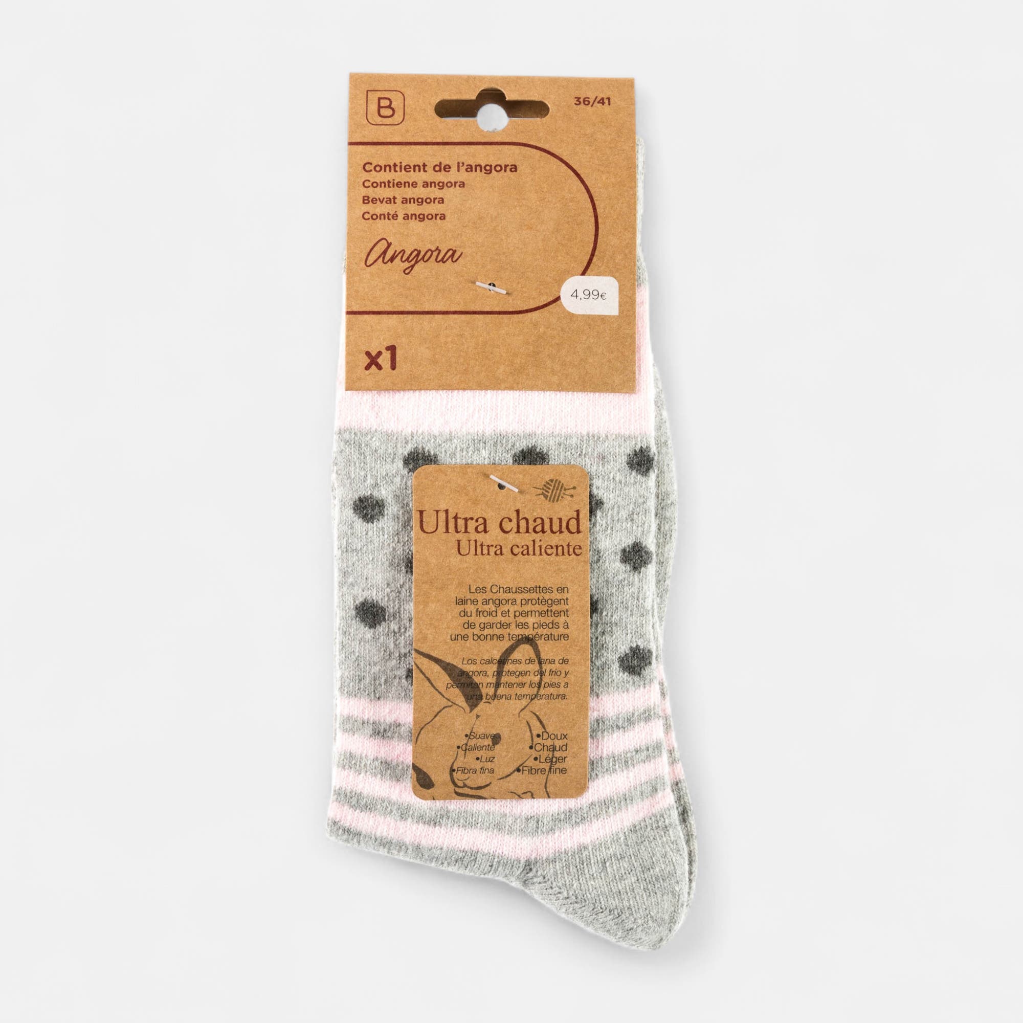 Chaussettes Femme gris