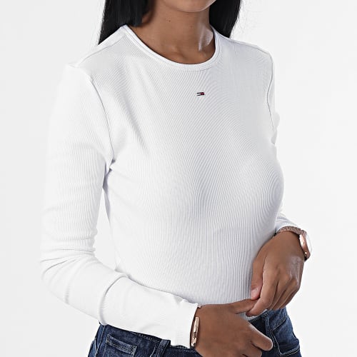 Tee Shirt Manches Longues Femme Baby Rib Jersey 4277 Blanc