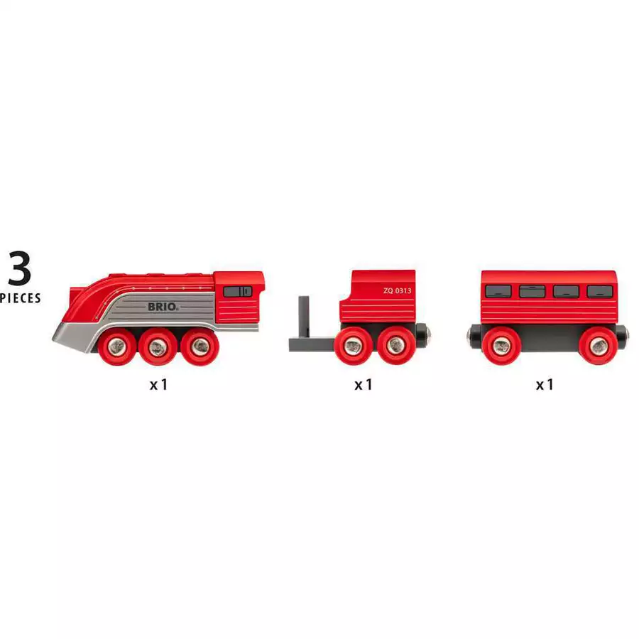 Brio Highspeed-Dampfzug bunt