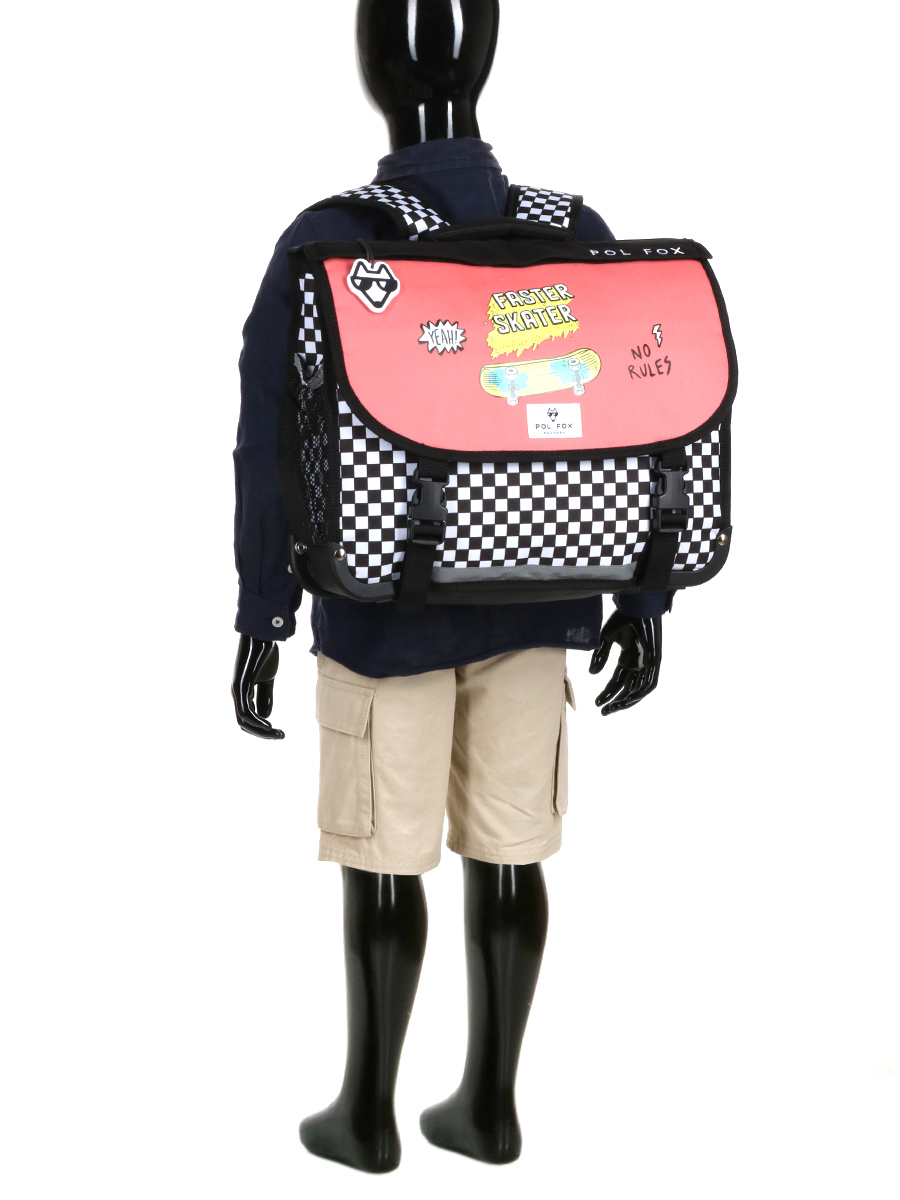 Cartable RÀversible Pol Fox Skate 2 - 38 cm