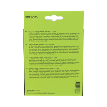 Dresco EZ Grip telefoonhouder fiets