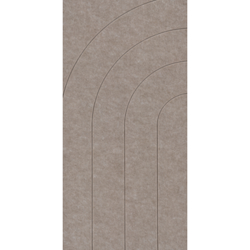 Viltpaneel 4 lijnen taupe 60x30 cm